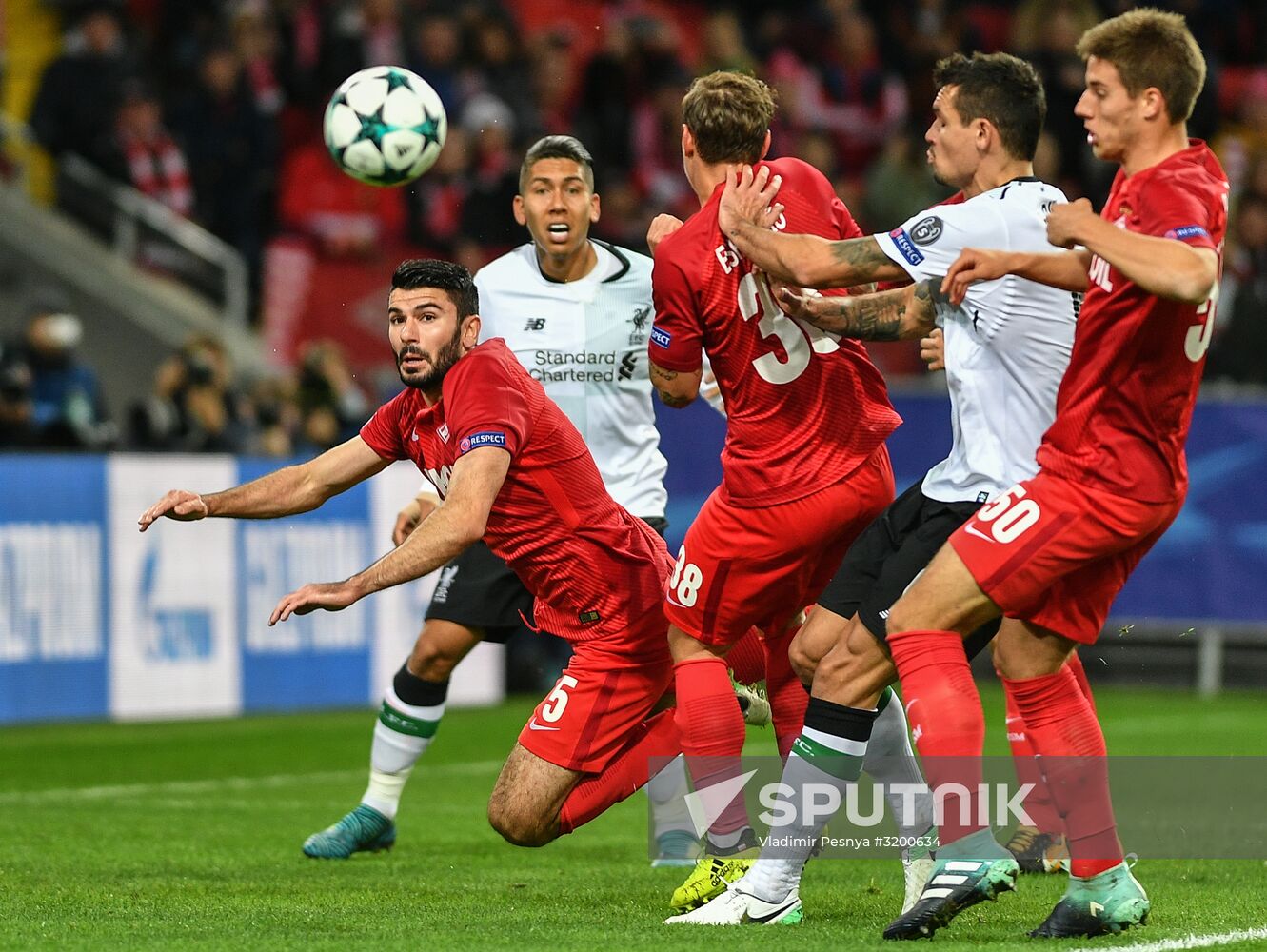 Football. Champions League. Spartak vs. Liverpool