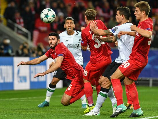 Football. Champions League. Spartak vs. Liverpool