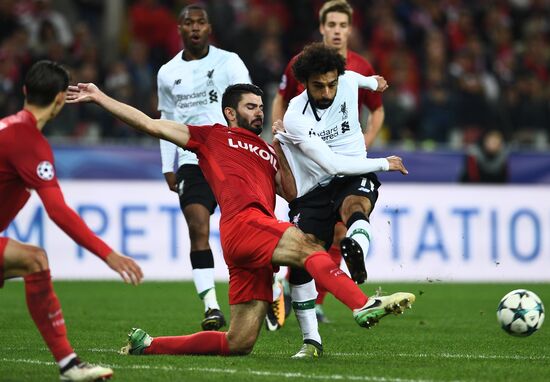 Football. Champions League. Spartak vs. Liverpool