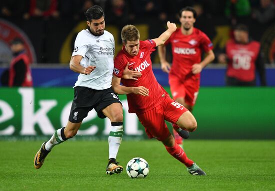 Football. Champions League. Spartak vs. Liverpool