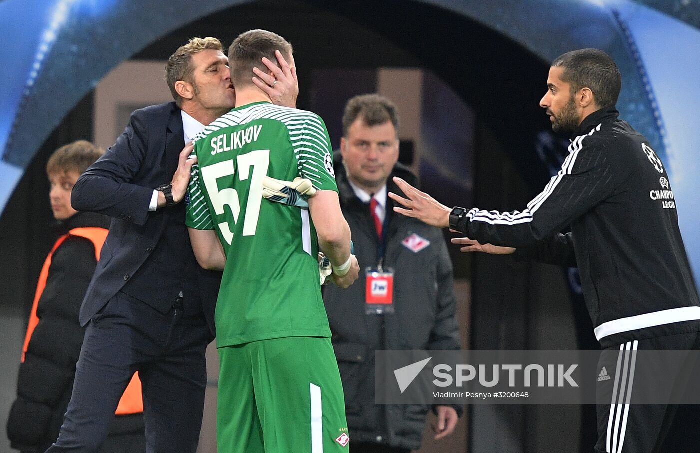 Football. Champions League. Spartak vs. Liverpool