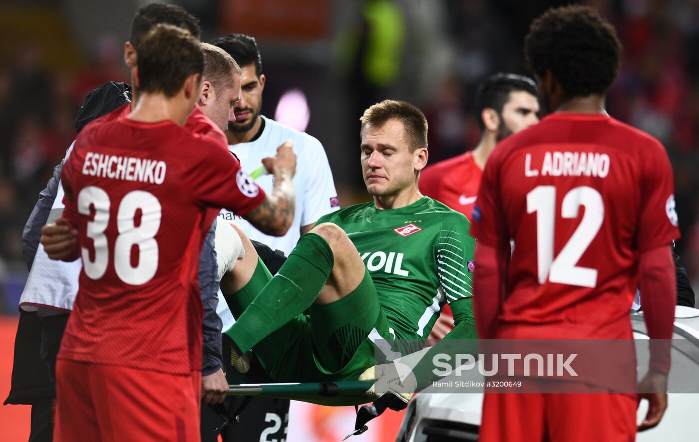 Football. Champions League. Spartak vs. Liverpool