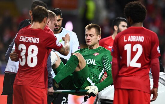 Football. Champions League. Spartak vs. Liverpool