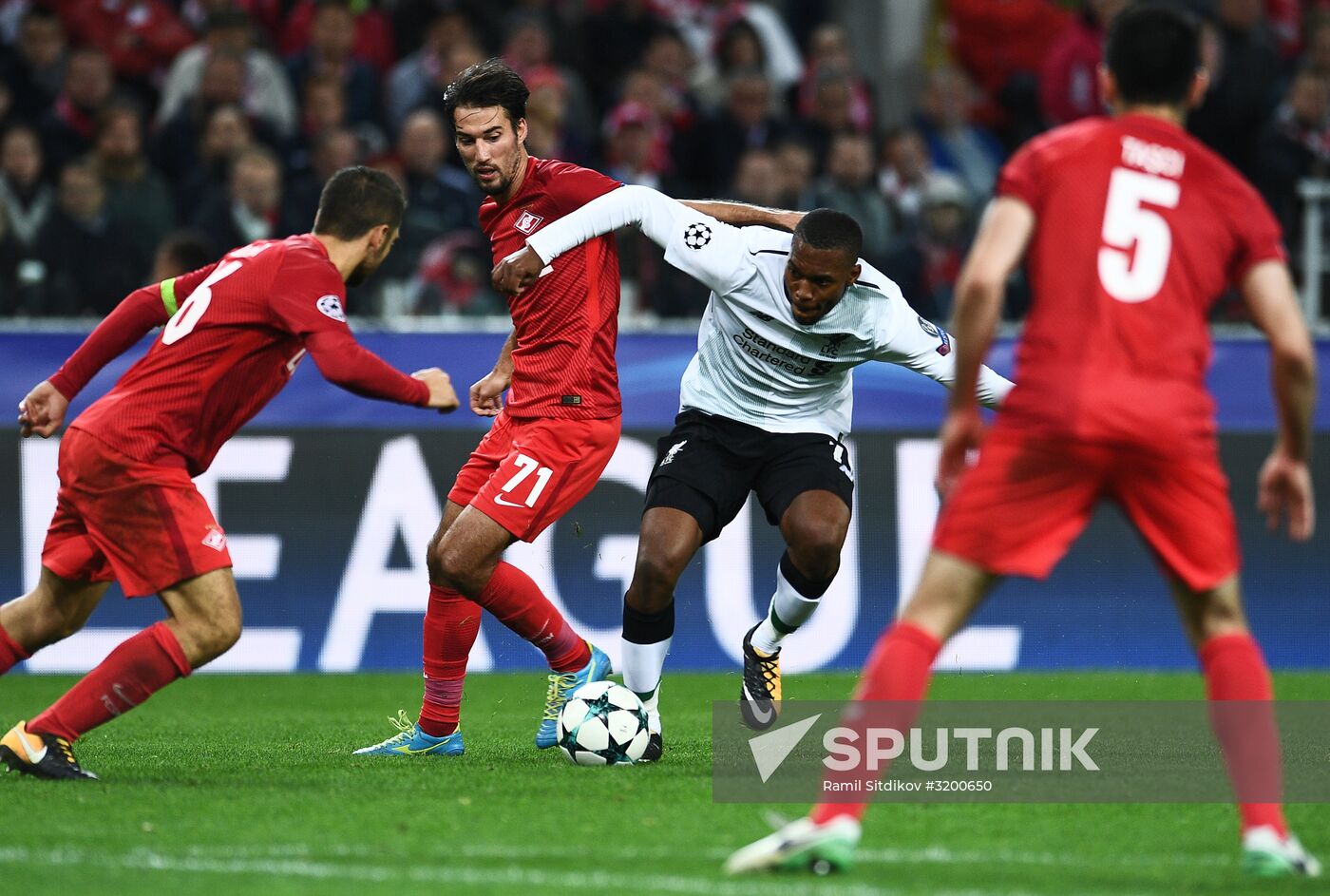 Football. Champions League. Spartak vs. Liverpool