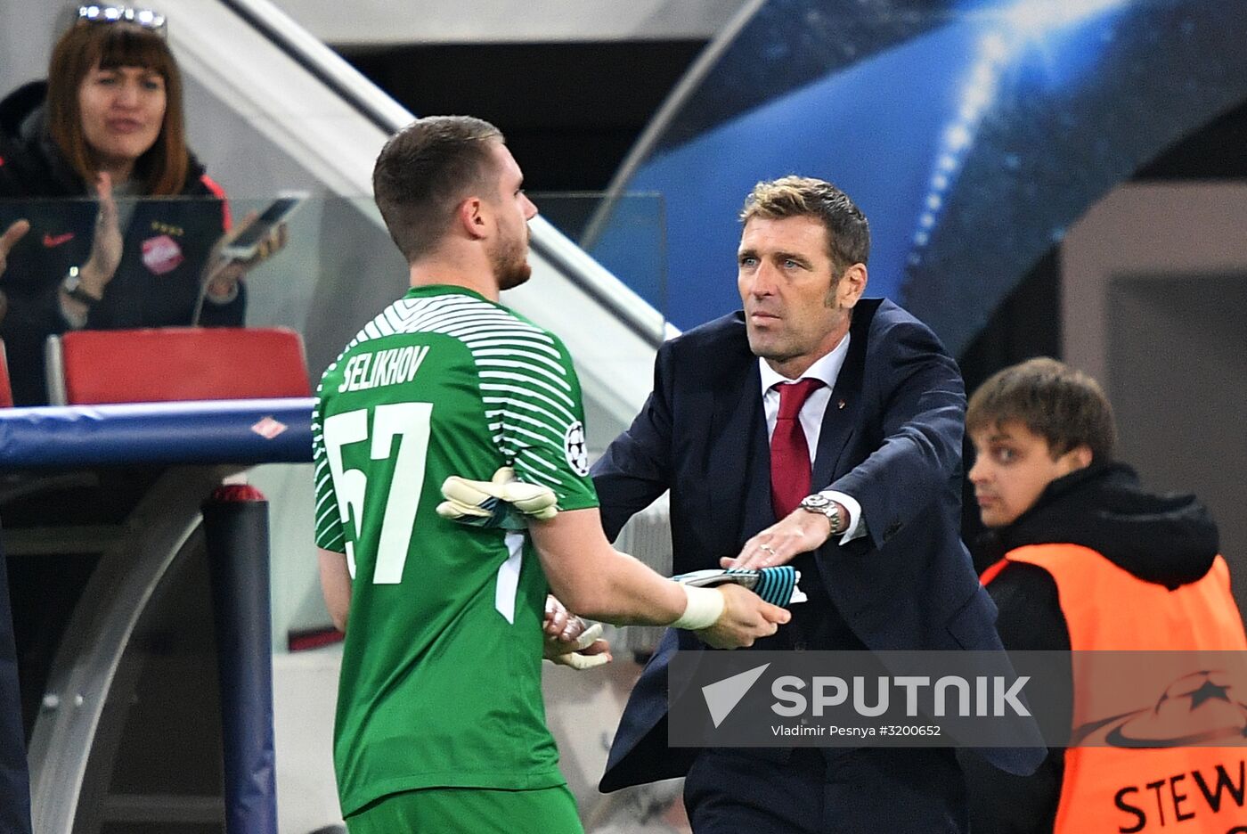 Football. Champions League. Spartak vs. Liverpool