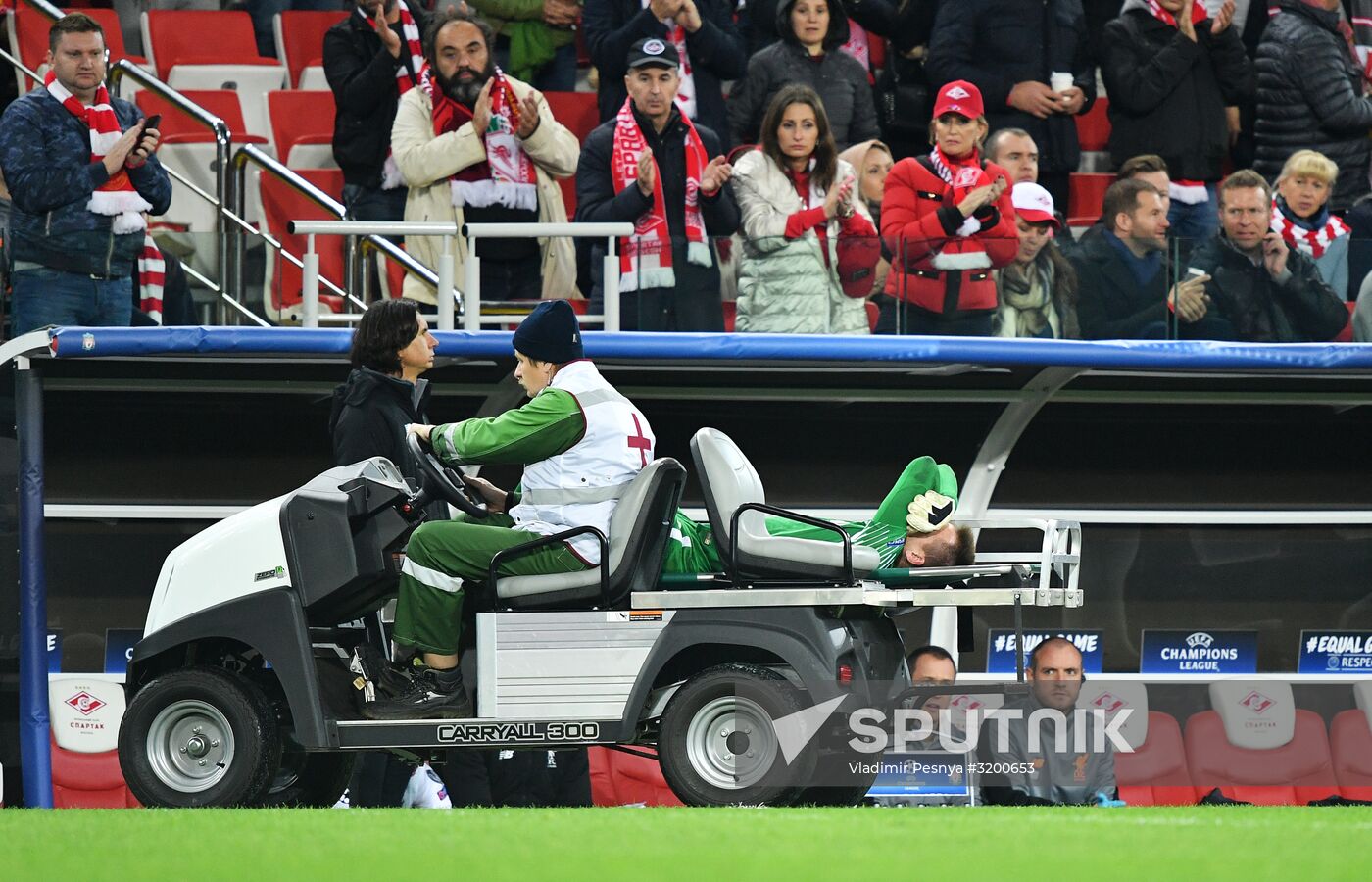 Football. Champions League. Spartak vs. Liverpool
