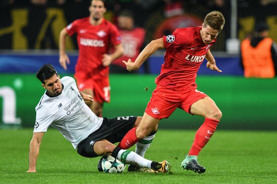 Football. Champions League. Spartak vs. Liverpool
