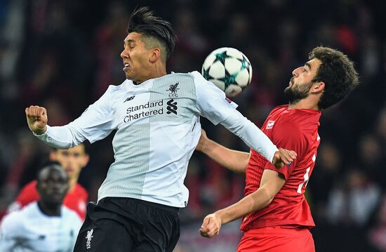 Football. Champions League. Spartak vs. Liverpool