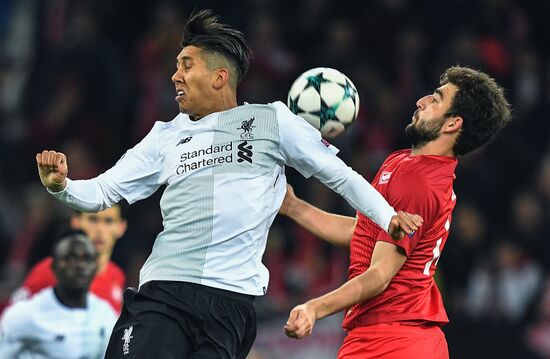 Football. Champions League. Spartak vs. Liverpool