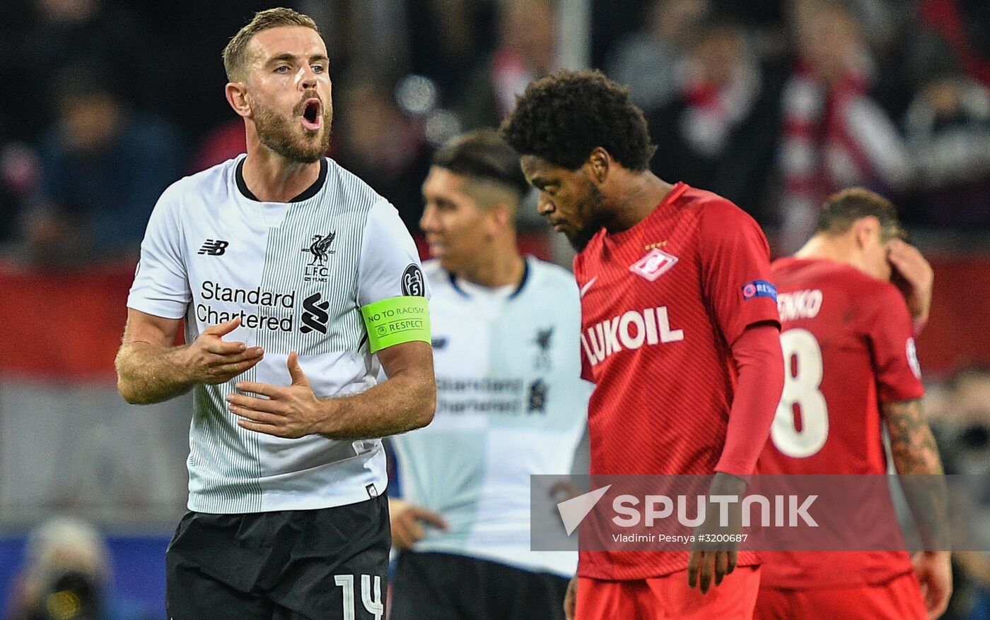 Football. Champions League. Spartak vs. Liverpool