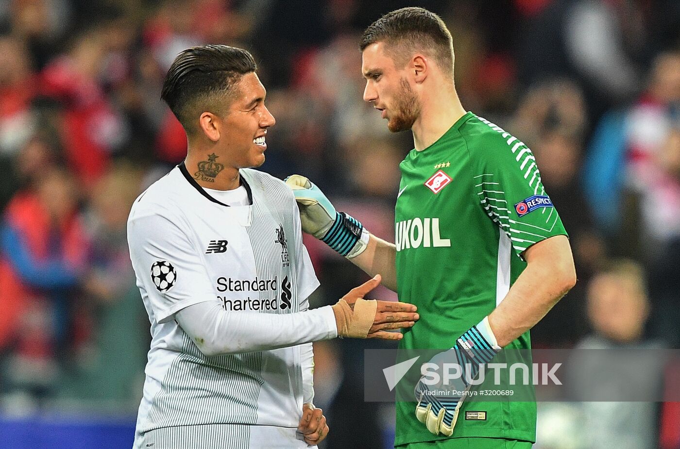 Football. Champions League. Spartak vs. Liverpool