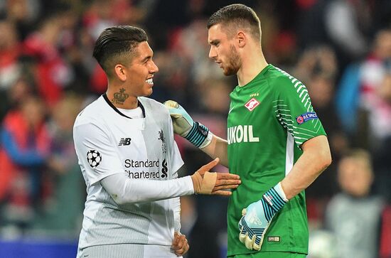 Football. Champions League. Spartak vs. Liverpool