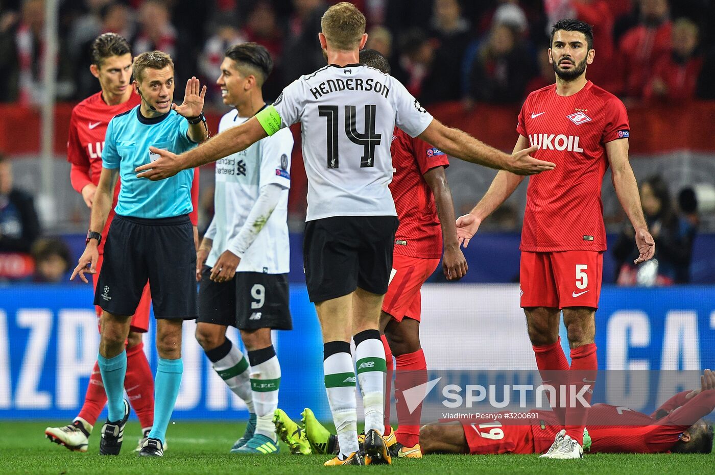 Football. Champions League. Spartak vs. Liverpool