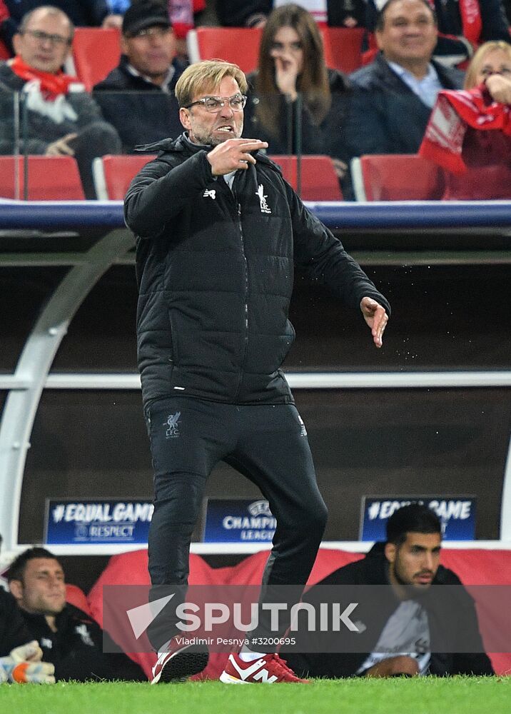 Football. Champions League. Spartak vs. Liverpool