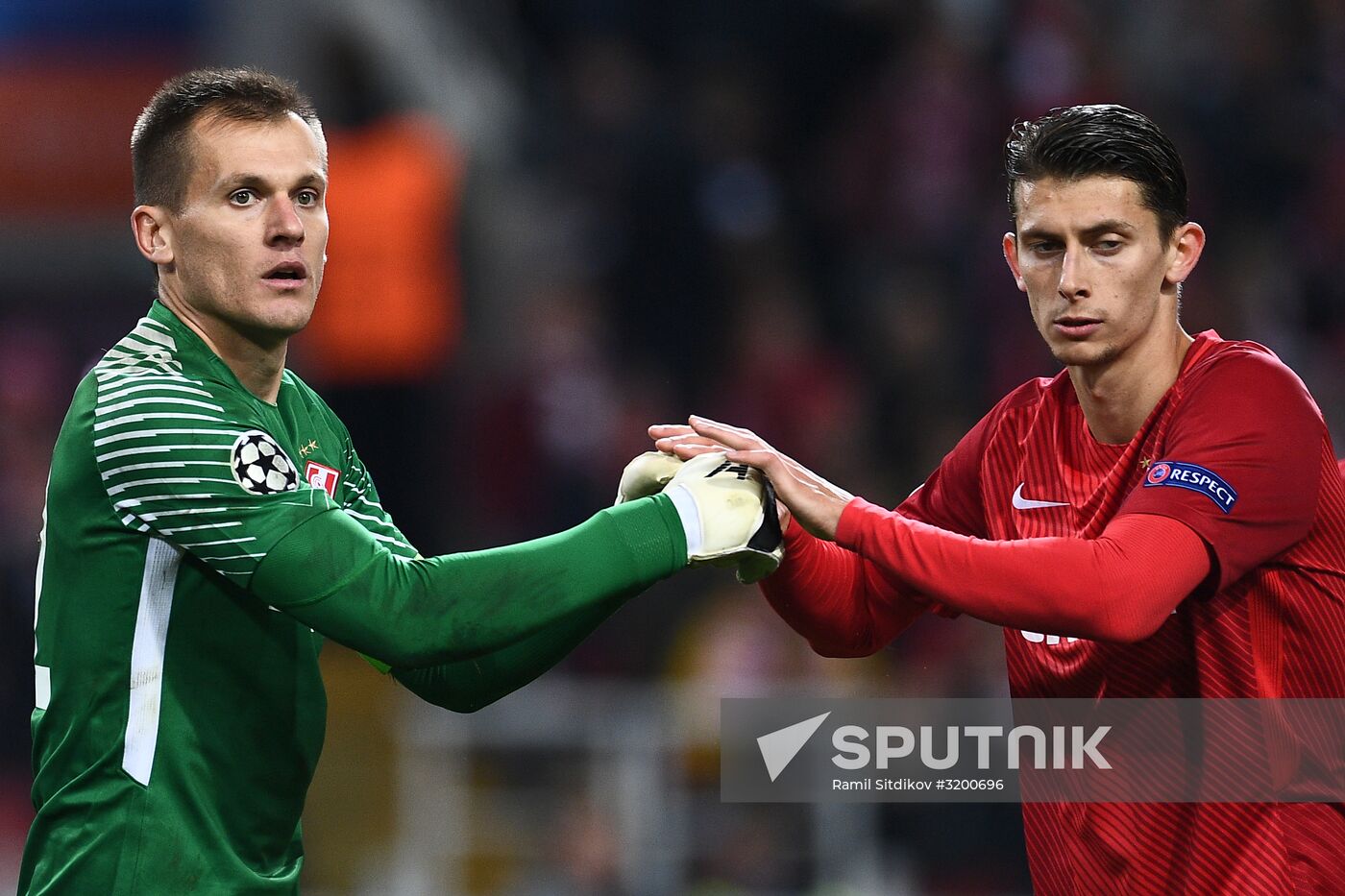 Football. Champions League. Spartak vs. Liverpool