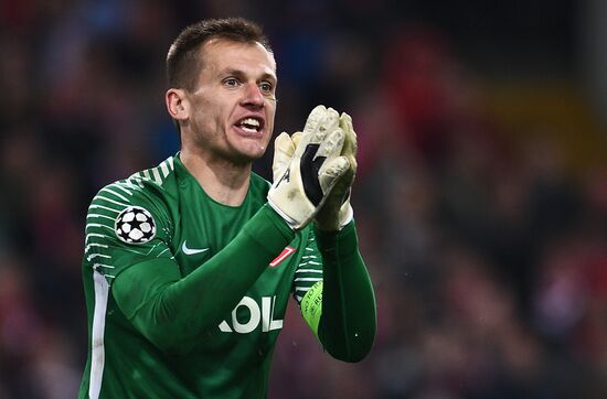 Football. Champions League. Spartak vs. Liverpool