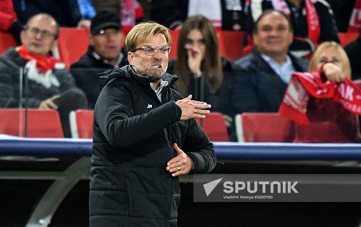 Football. Champions League. Spartak vs. Liverpool