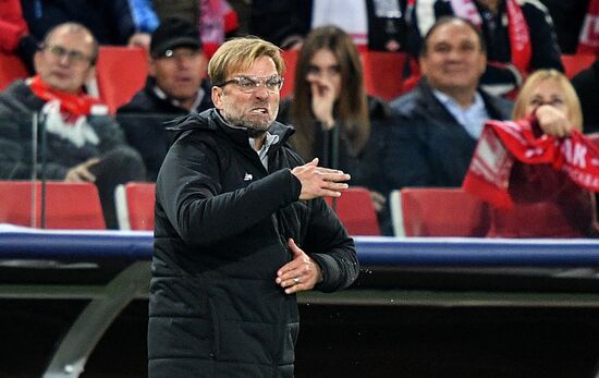 Football. Champions League. Spartak vs. Liverpool