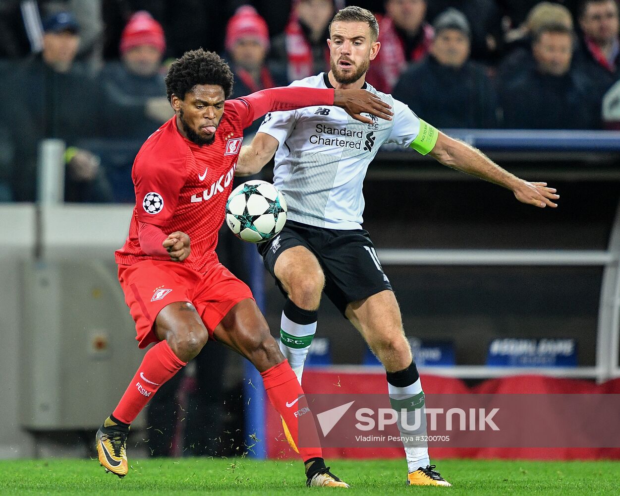 Football. Champions League. Spartak vs. Liverpool