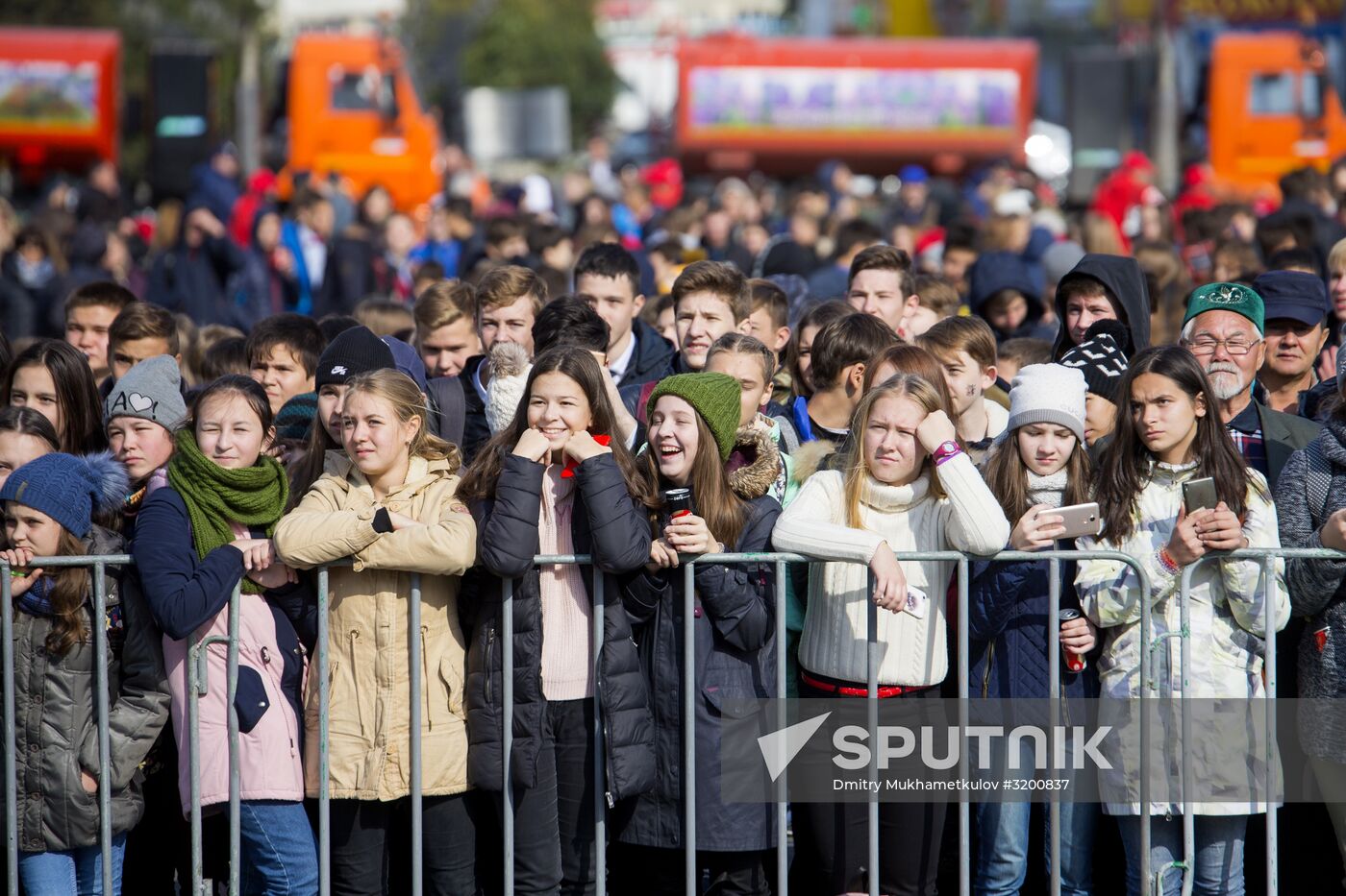 2018 FIFA World Cup trophy presentation in Ufa