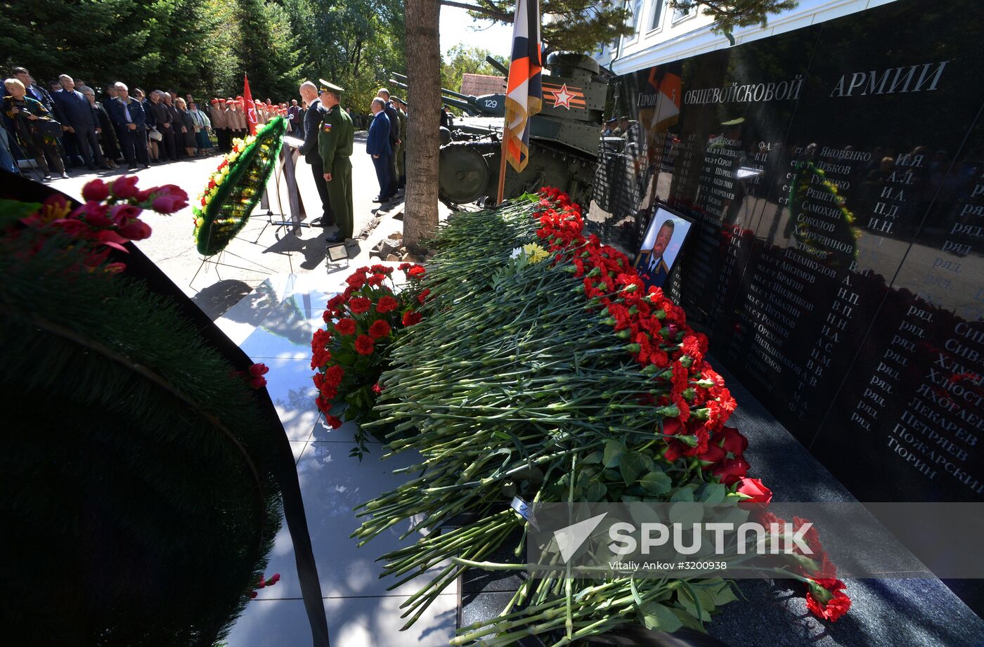 Memorial service for Lieutenant General Valery Asapov killed in Syria