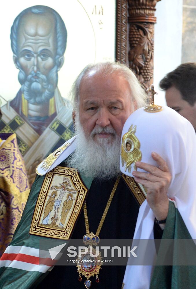 Patriarch Kirill's working visit to Astrakhan. Day two