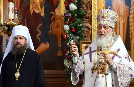 Patriarch Kirill's working visit to Astrakhan. Day two