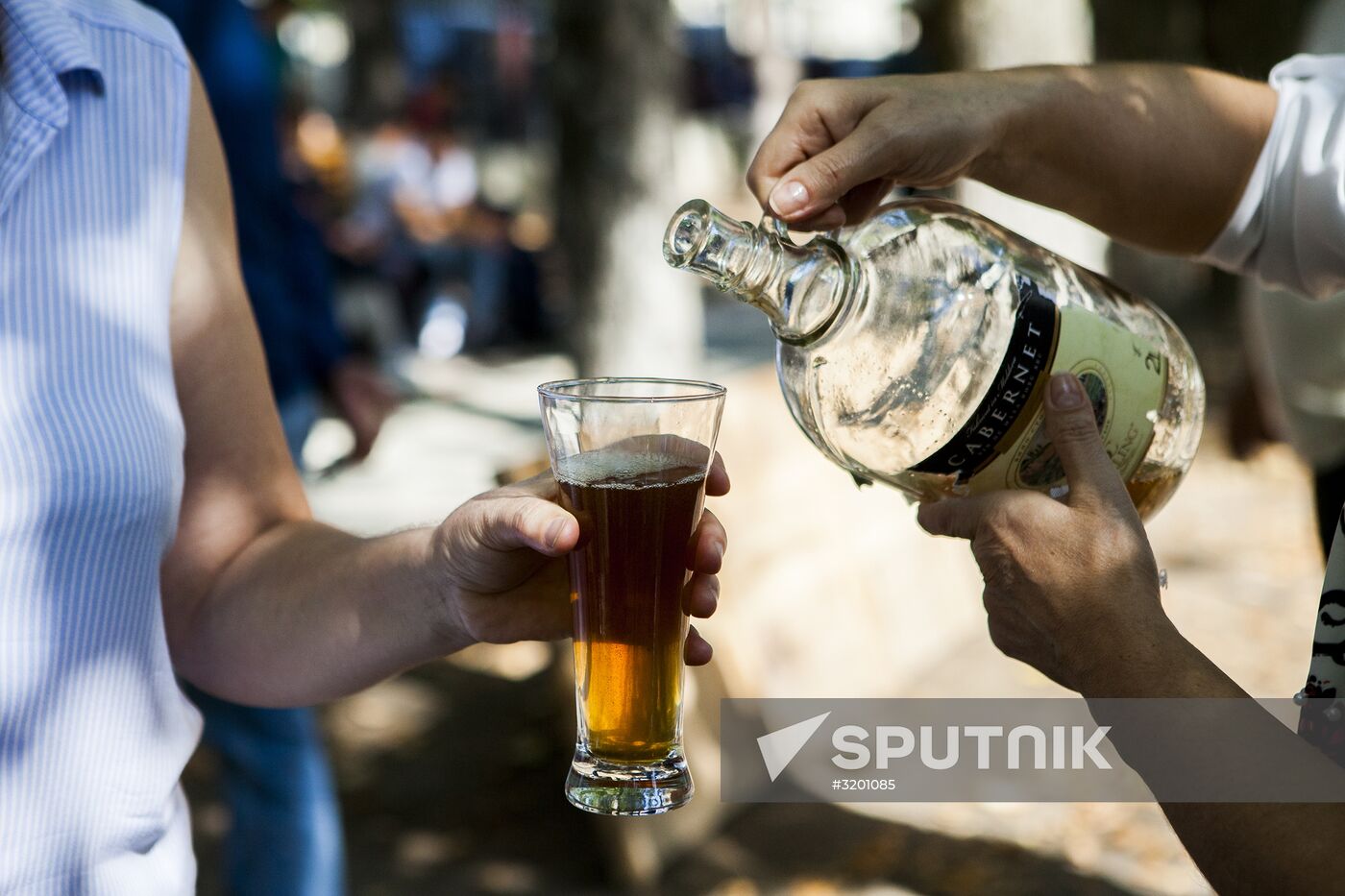 Ossetian beer festival Eeron Bagany 2017 in South Ossetia