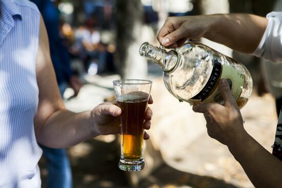 Ossetian beer festival Eeron Bagany 2017 in South Ossetia