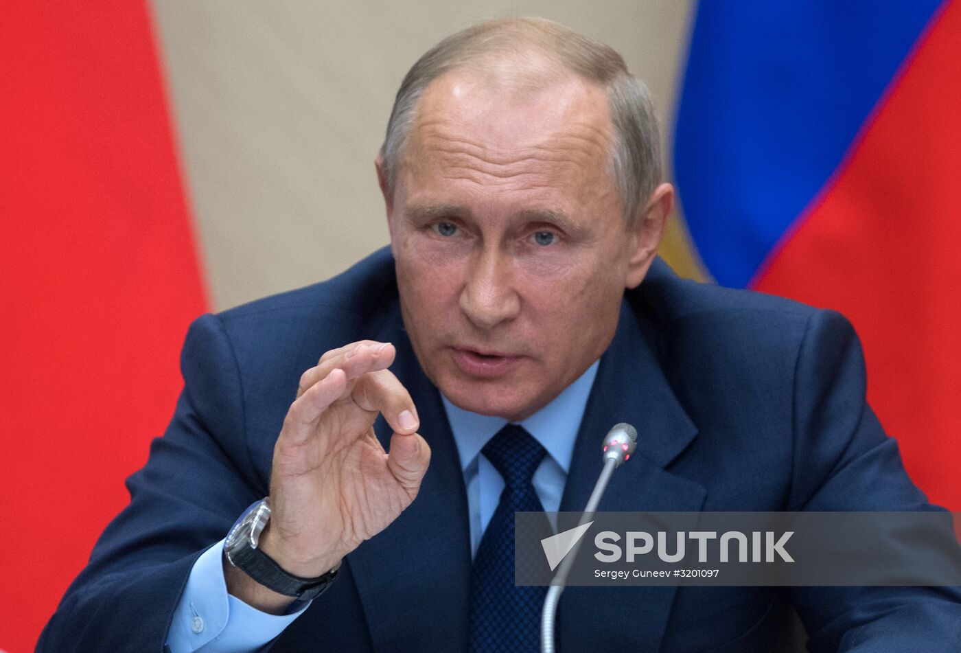 President Vladimir Putin holds meeting with Government members
