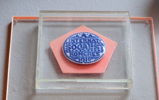 Lenin historical document exhibition items