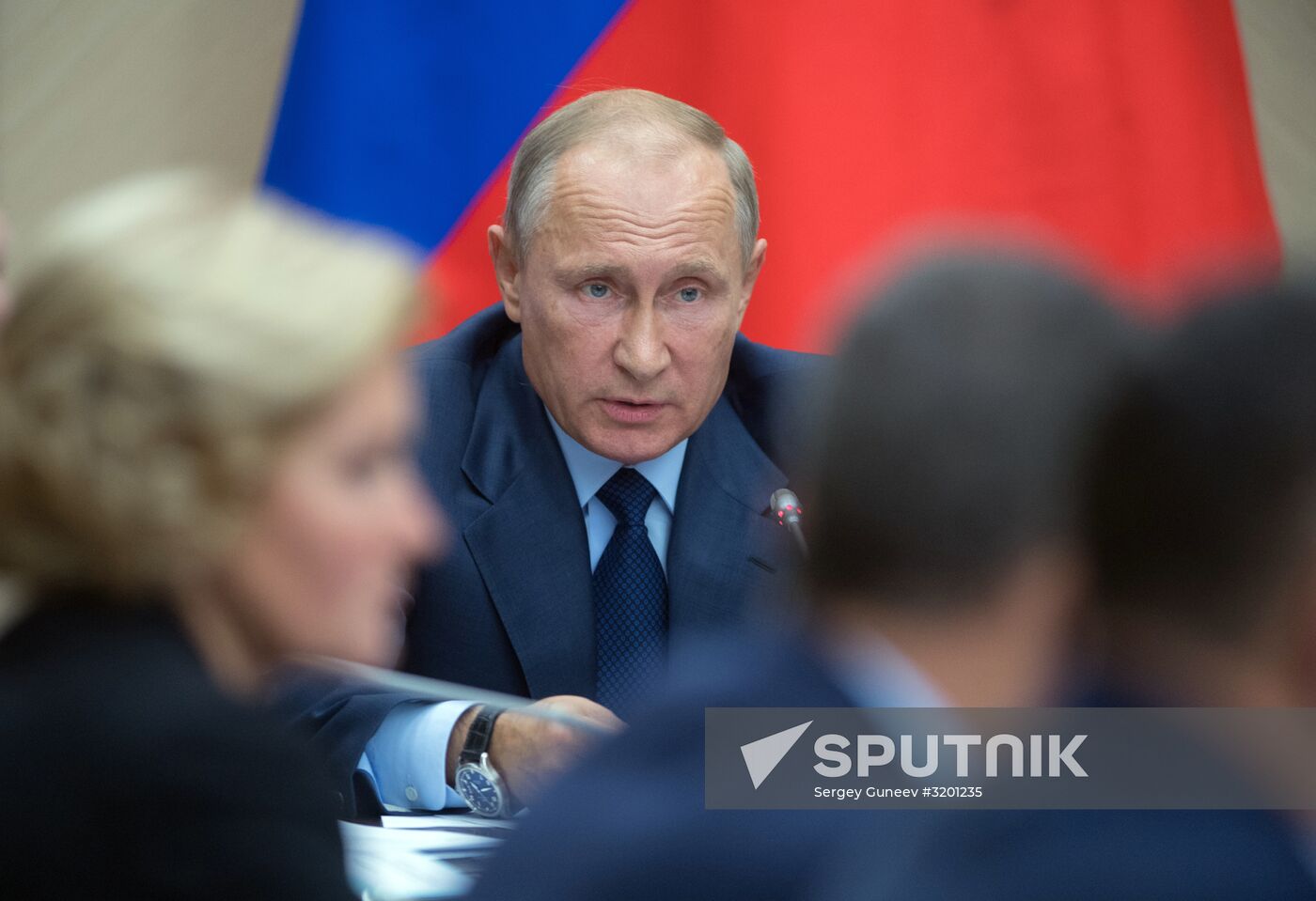 President Vladimir Putin chairs meeting with Russian Government members
