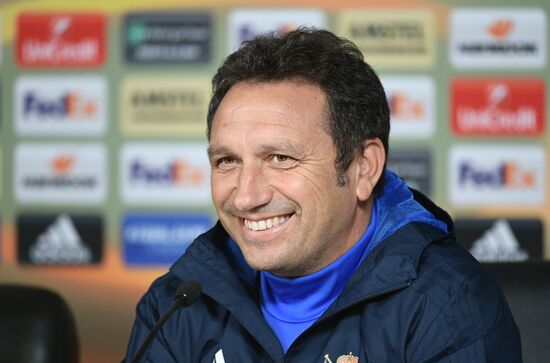 Football. UEFA Europa League. Real Sociedad's training session