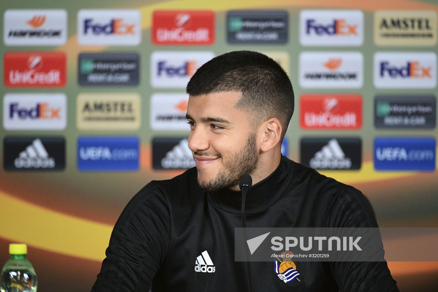 Football. UEFA Europa League. Real Sociedad's training session