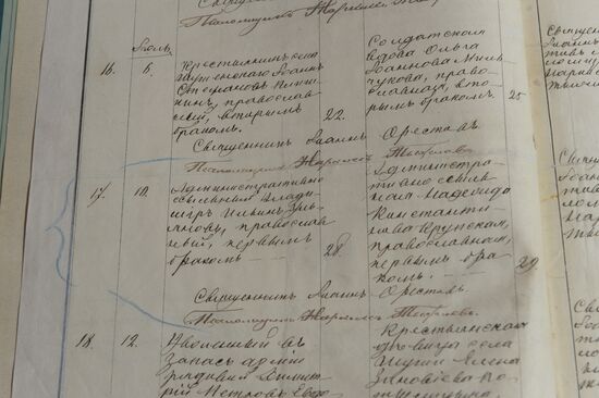 Lenin historical document exhibition items