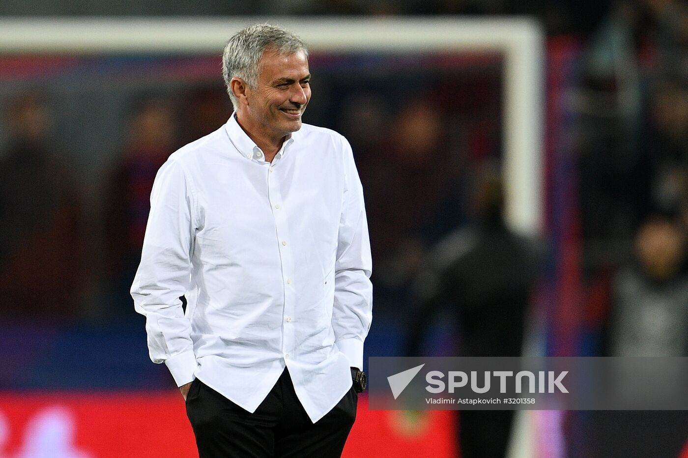 Football. UEFA Champions League. CSKA vs. Manchester United