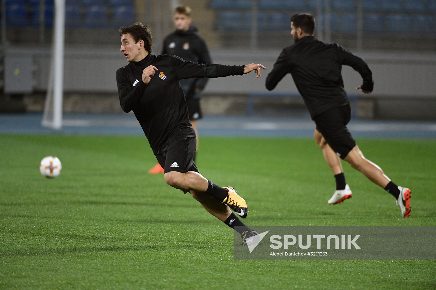 Football. UEFA Europa League. Real Sociedad's training session