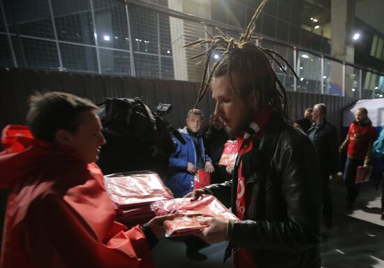 Football. UEFA Champions League. CSKA vs. Manchester United