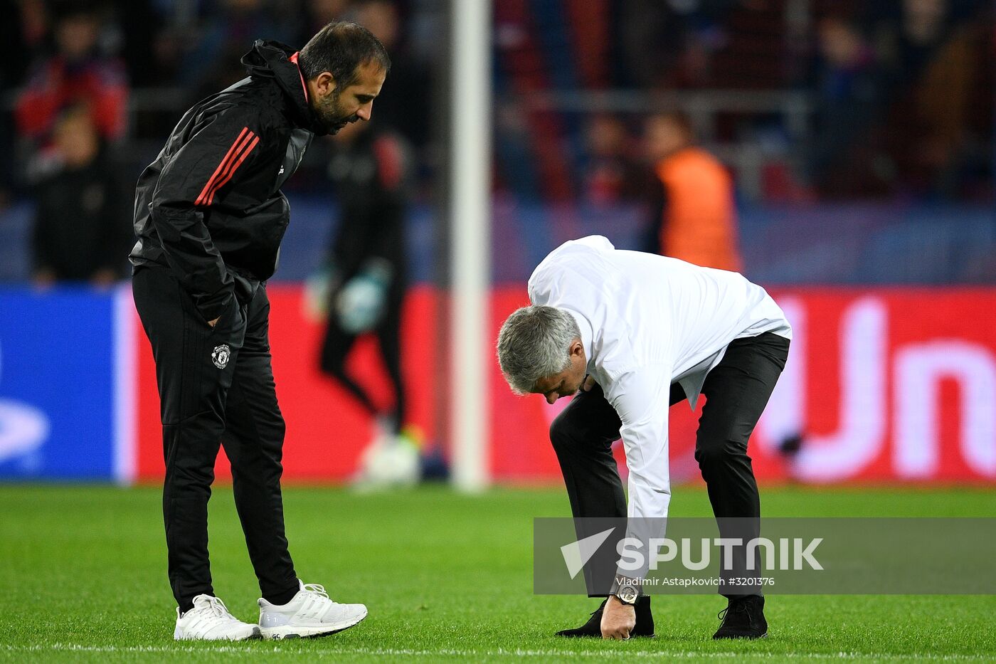 Football. UEFA Champions League. CSKA vs. Manchester United
