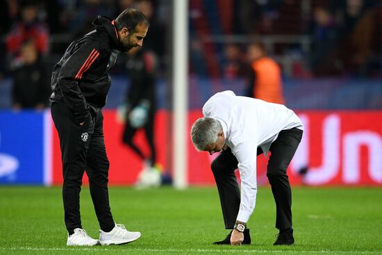 Football. UEFA Champions League. CSKA vs. Manchester United