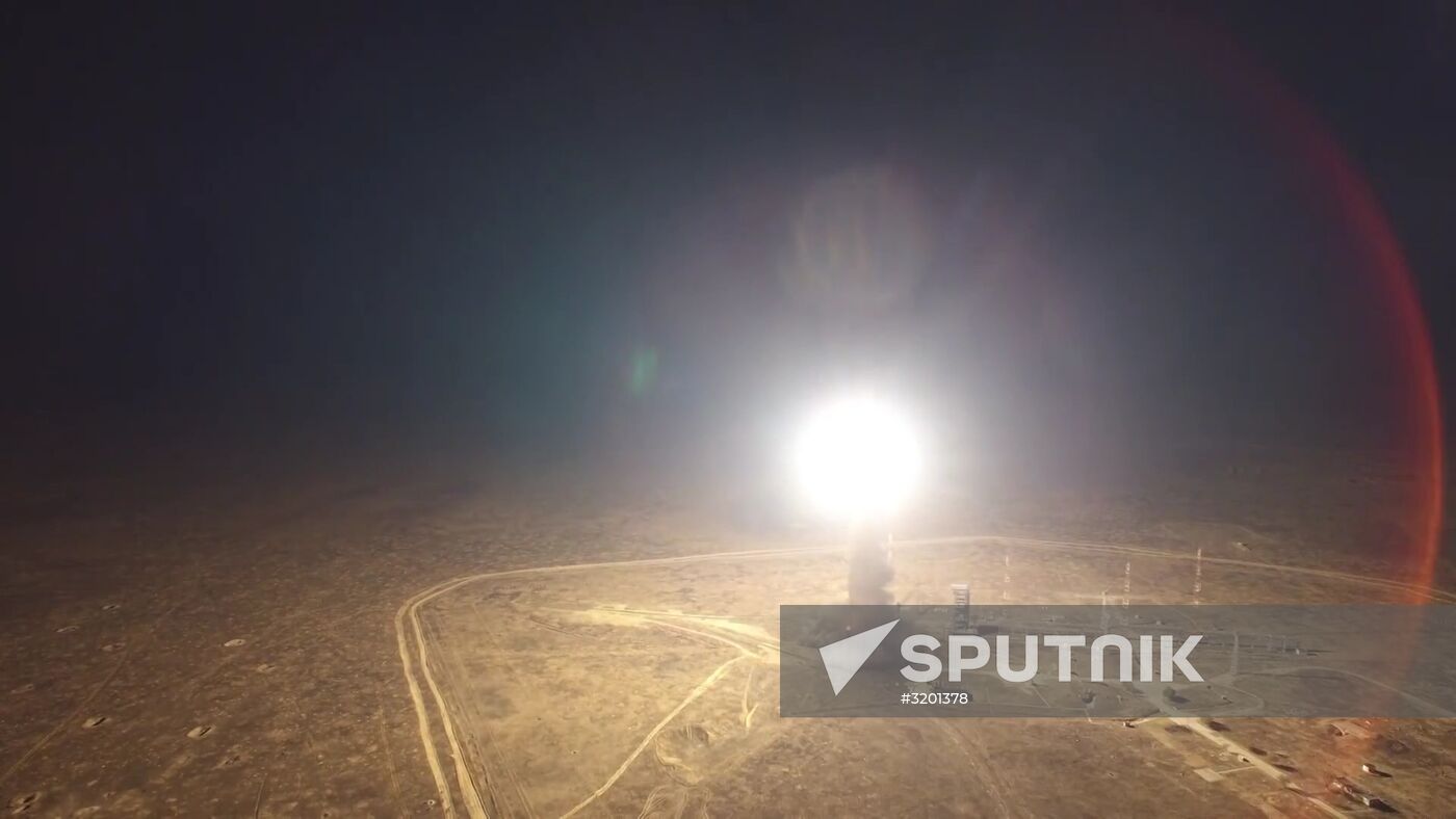 RS-12M Topol intercontinental ballistic missile launched from Kapustin Yar site