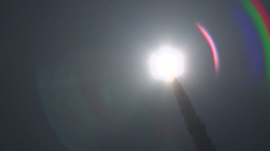 RS-12M Topol intercontinental ballistic missile launched from Kapustin Yar site