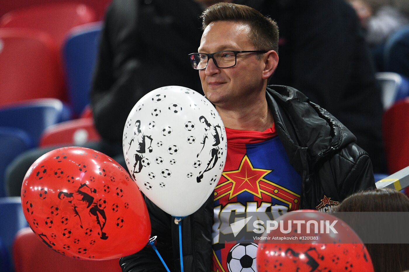 Football. UEFA Champions League. CSKA vs. Manchester United