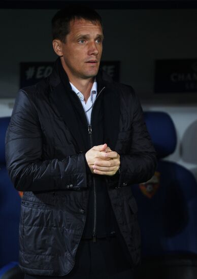 Football. UEFA Champions League. CSKA vs. Manchester United