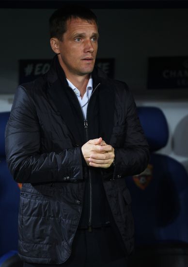Football. UEFA Champions League. CSKA vs. Manchester United