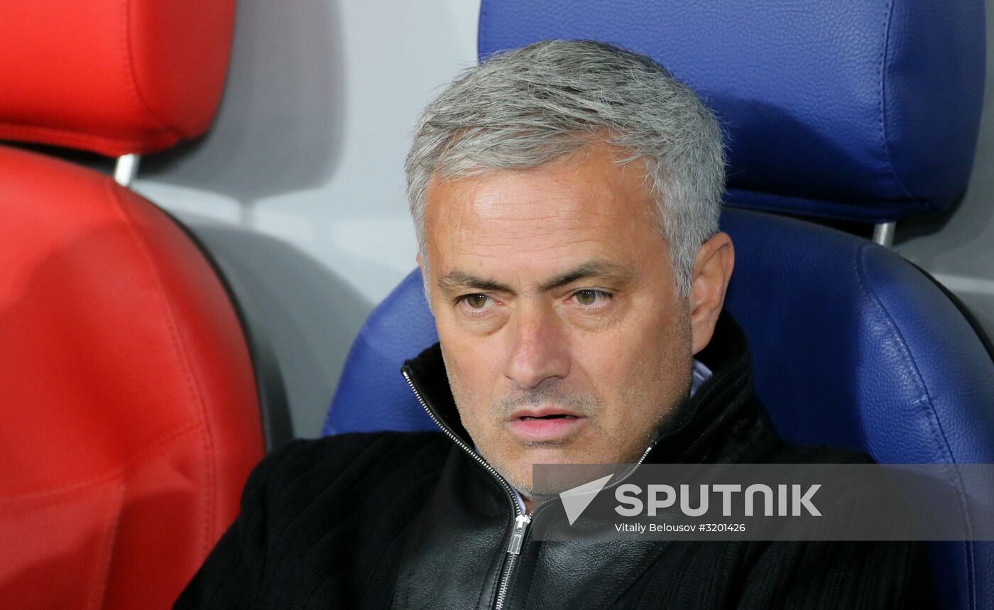 Football. UEFA Champions League. CSKA vs. Manchester United