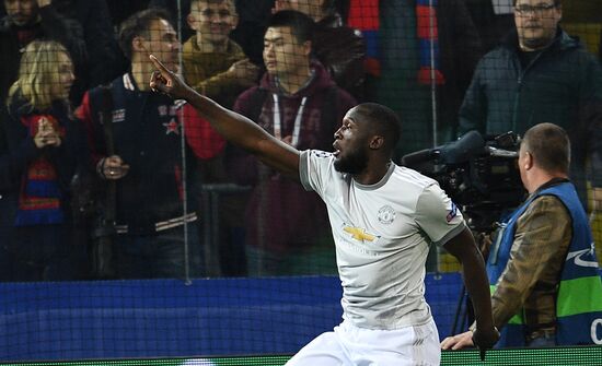 Football. UEFA Champions League. CSKA vs. Manchester United