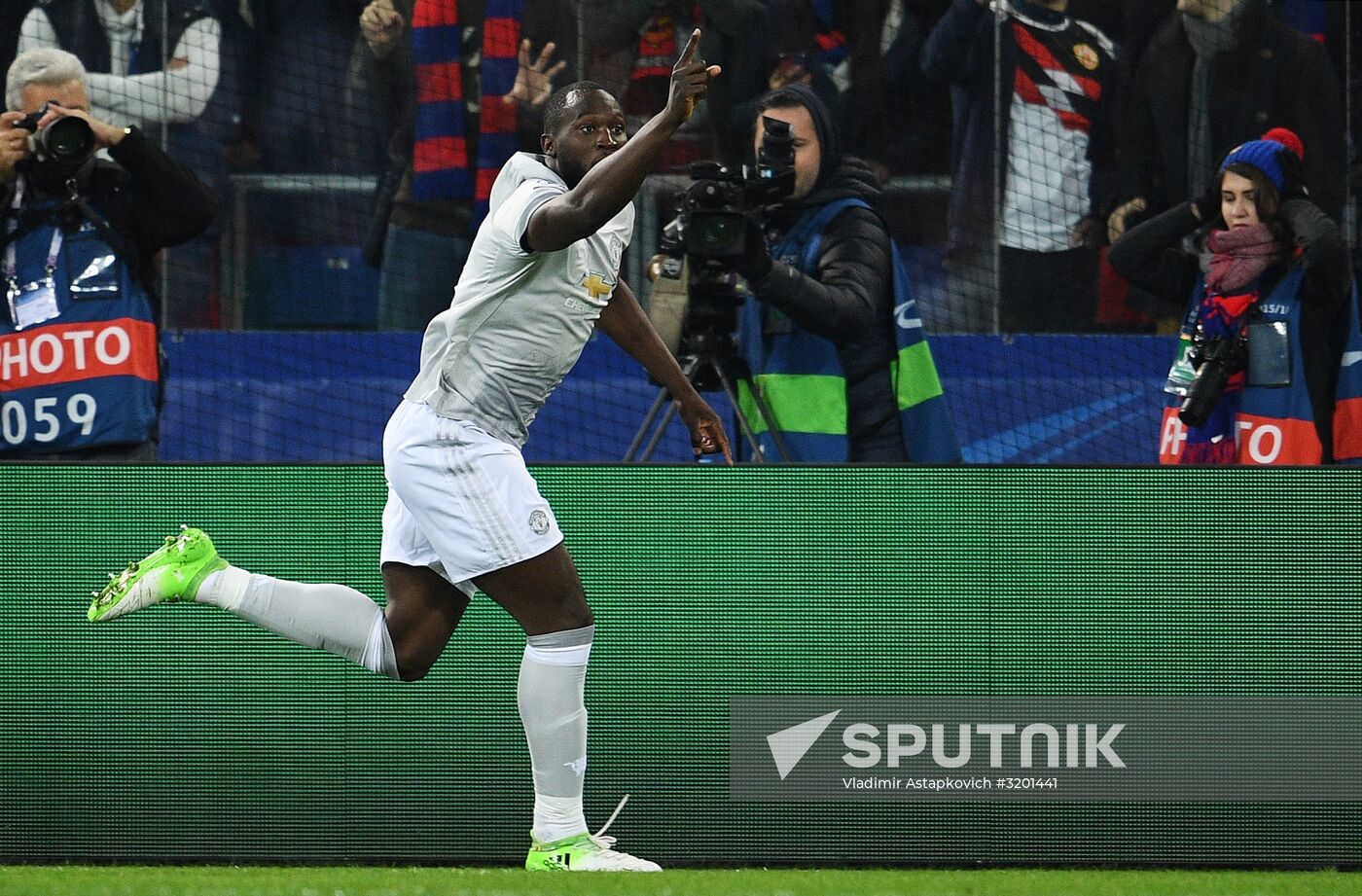 Football. UEFA Champions League. CSKA vs. Manchester United