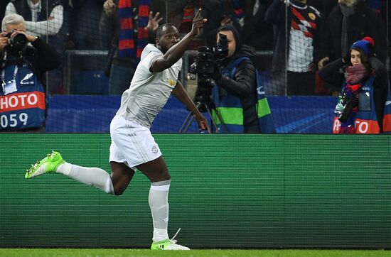 Football. UEFA Champions League. CSKA vs. Manchester United