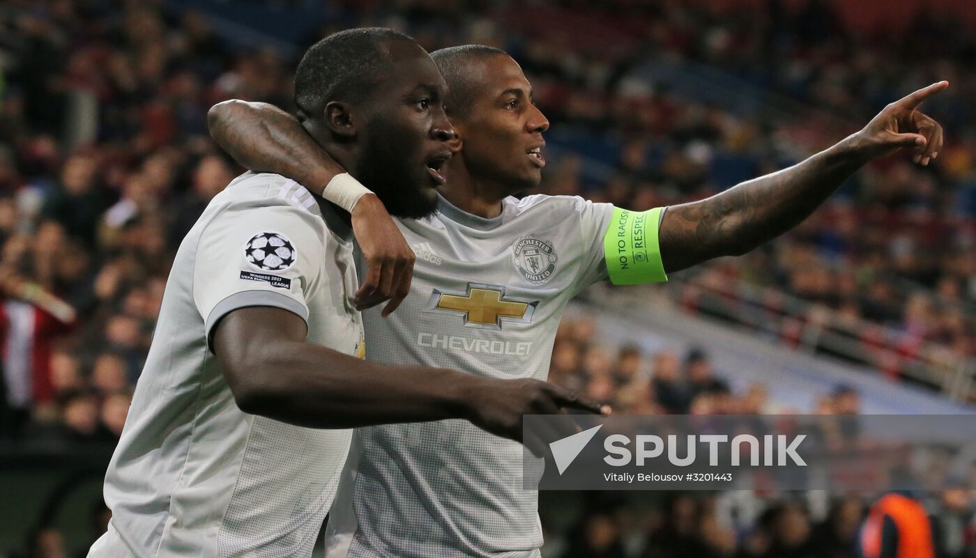 Football. UEFA Champions League. CSKA vs. Manchester United